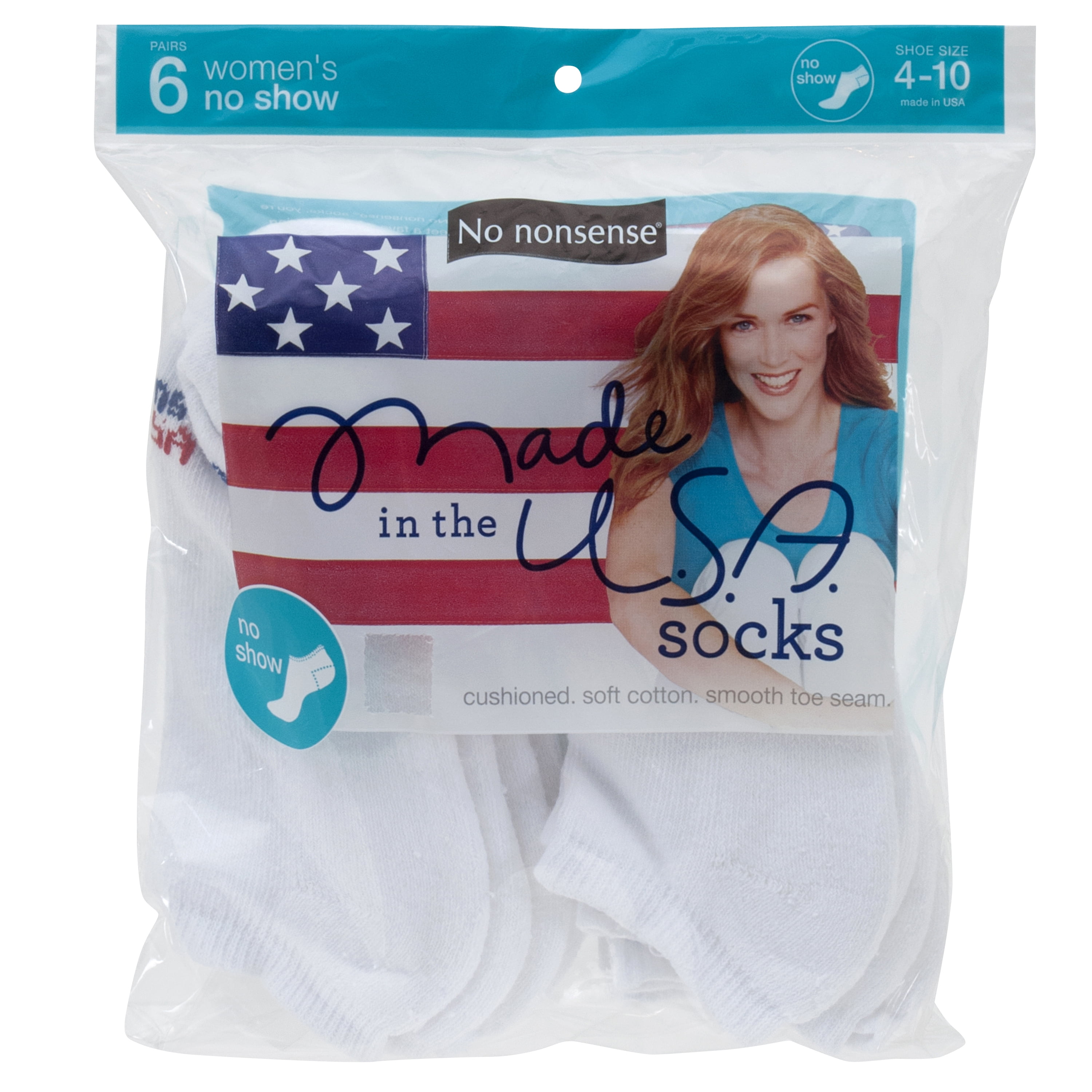 No nonsense Noshow Socks, 6 Pairs
