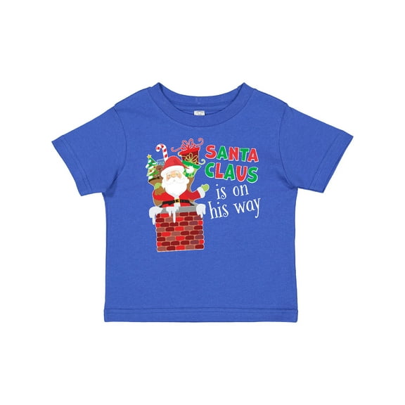 Inktastic Santa Claus Is On His Way Christmas Boys or Girls Baby T-Shirt