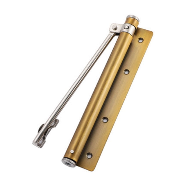 Fermetures de Porte en Acier Inoxydable Simples pour la Maison avec Ressorts Réglables et Lumière de Coussinage Automatique, Longue Durée