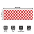 thumbnail image 5 of Red and Black Checkered Pattern Door Rugs,Washable Non Slip Door Mats Indoor,Decorative Door Mats,Entry Mat Indoor for Entrance,Bedroom,Kitchen,Bathroom,16"x47", 5 of 6