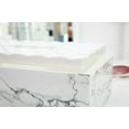 thumbnail image 3 of YBM Home Tissue Paper Box Made of White Elegant Marble Printing, 1205, 3 of 10