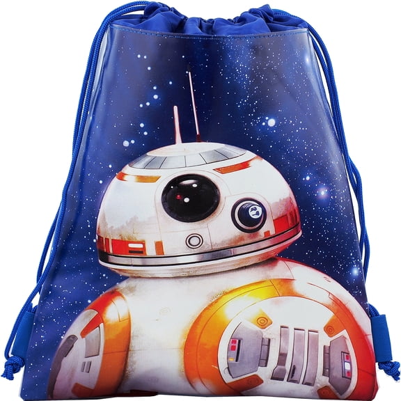 Disney Star Wars BB Robot Blue Drawstring Bag For Multi Purposes Use