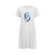 thumbnail image 5 of Camisón corto de talla grande para mujer, camisón de manga corta con estampado de pecho a la moda, camisón para mujer, 5 of 7