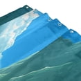 thumbnail image 3 of Green Valley Pattern 72x72 Waterproof Shower Curtain Liners Durable Metal C-Hooks Fade-Proof Thermal Print Anti-Splash, 3 of 5