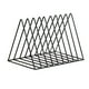 thumbnail image 5 of Estante de almacenamiento de escritorio de metal, soporte para libros, organizador de oficina, archivos, soporte para revistas Negro, 5 of 9