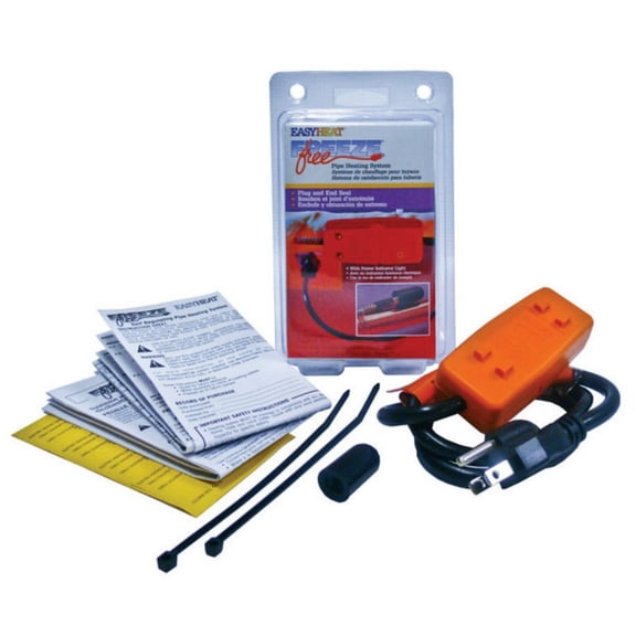 Easy Heat 10802 Freeze Free Self-Regulating Pipe Heating Connection Kit, Each
