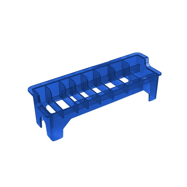 Matsuzay Estuche de almacenamiento, soporte para peine, soporte para cabeza de Clip, mano de obra multicolor, superficie lisa, accesorios de barbería, Almacenamiento y organización del hogar Azul Matsuzay HA084060-03B