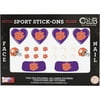 Clemson - Face and Nail Sport Stick-Ons