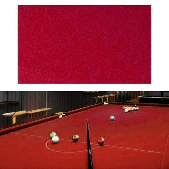VONKY Professional Billiards Cloth Accessories Game Snooker Felt 2.6x1.45M Red