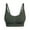 Army Green, variant on Darzheoy Bras for Women No Underwire Ladies Traceless Comfortable Breathable No Steel Ring Front Buckle Breastfeeding Bra Ladies Underwear 80-85DG