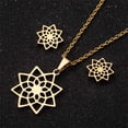 thumbnail image 4 of PVCS Women's Fashion Pendant Earring Set Color Clavicle Necklace Exquisite Earrings, 4 of 4