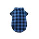 thumbnail image 4 of 1pc Polyester Checked Collar Bow Shirt Suit Wedding Dress For Large, Medium, Small Pets, 4 of 5