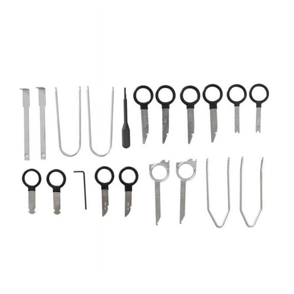 20Pcs Stereo Dash CD Player Removal Tool Set Automobile Accessories Car Radio Audio Removal Install Key Kit