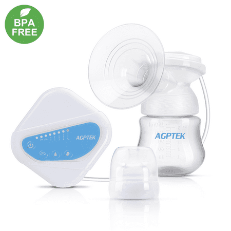 AGPTEK Electric Breast Pump Comfort Single Breastpump Breastfeeding Breast (Best Breasts For Breastfeeding)