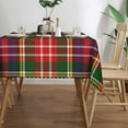 thumbnail image 3 of Rectangle Table Cloth, Clan Christie Tartan Resistant Washable Tablecloth Decorative Table Cover for Dining, Indoor and Outdoor, 3 of 6