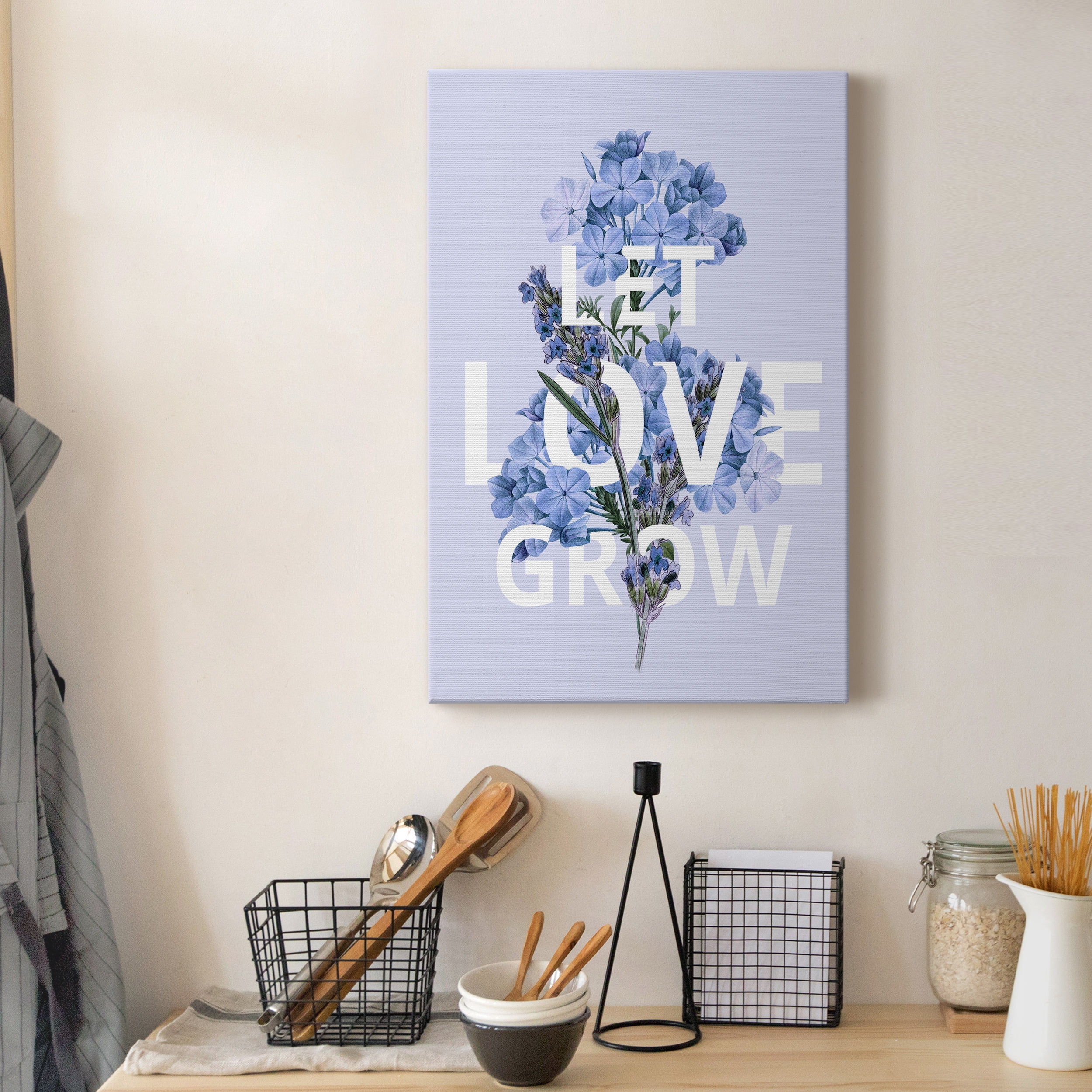 Let Love Grow Premium Gallery Wrapped Canvas - Ready to Hang - 18 x 27