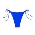 thumbnail image 3 of Women Bikini Bottoms Bikini Full Coverage Blue Mid Rise Bikini Bottom Womens Swimsuits, 3 of 5