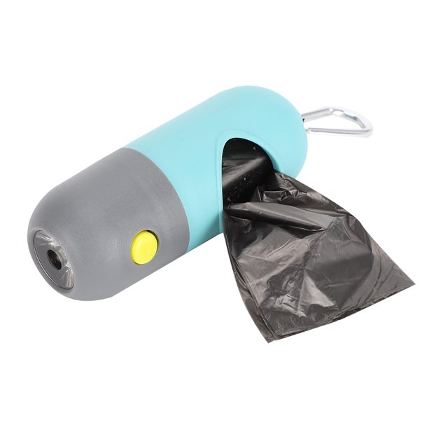 Distribuidor de basura para perrosequipado con una caja de almacenamiento de bolsas de basura para mascotas Pothookpara perros y mascotas Amonsee No