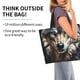 thumbnail image 2 of Easygdp Vintage Blue Floral Wolf Bolsas Tote para Mujer, Bolsos de Hombro para Viaje, Bolsos de Mano de Gran Capacidad para Compras y Trabajo, 2 of 8