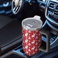 thumbnail image 6 of Christmas 40oz Tumbler– Stainless Steel Insulated Tumbler with Handle and Straw, Large Capacity Travel Cup for Hot & Cold Drinks, 6 of 7