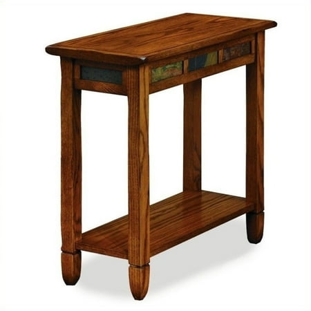 - Bowery Hill Chairside Small End Table in Rustic Oak