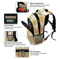 thumbnail image 5 of FORMRS Kids School Backpack Elementary Student Unisex Travel Bookbag with Reflective Stripes, Beige Clouds, 5 of 7