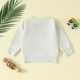thumbnail image 4 of Zshosam Baby Boy Sweatshirt Crewneck Boy's Color Block Long Sleeve Sweatshirts Crew Neck Patchwork Casual Pullover Tops Size 2T 3T,(Grey 2-3 Years), 4 of 4