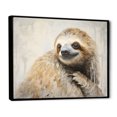 thumbnail image 2 of Designart "Pensive Tree Dweller I" Sloth Floater Framed Wall Art Prints, 2 of 5