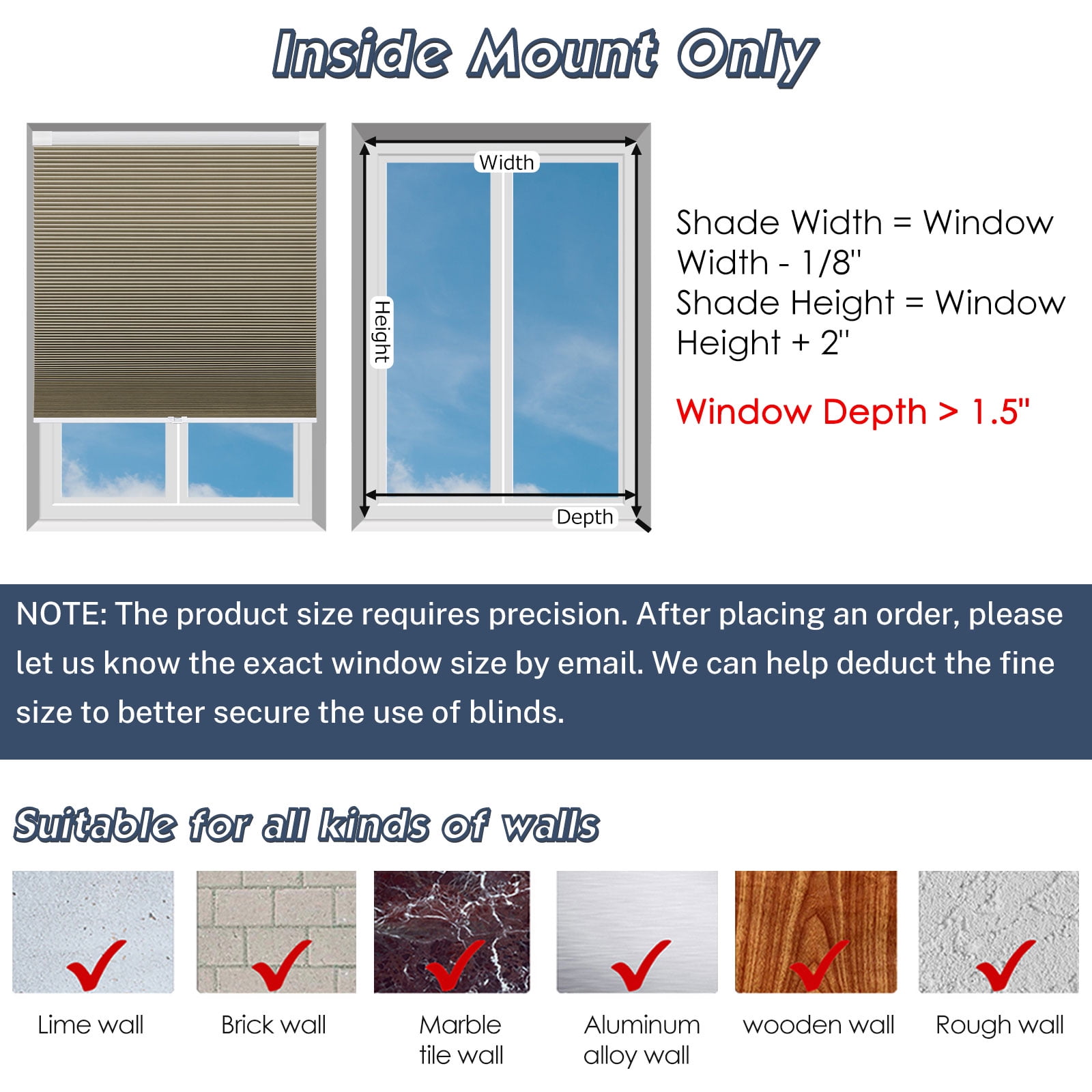 Keego No Drilling Cordless Cellular Shades Honeycomb Window Blinds Easy Installation Heat Insulating Noise Reducing Curtains Blackout Tan, 57.0"w x 70"h