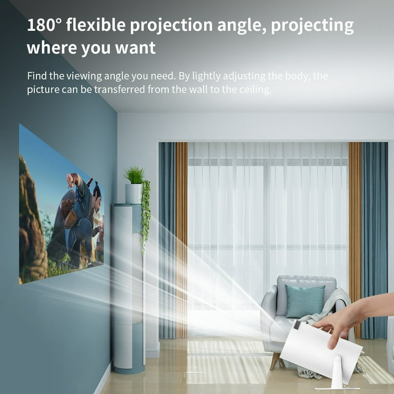 Hy300 Mobile Projector, Wireless Home Theater Projector with