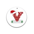 thumbnail image 1 of Adornos navideños Tarjeta colgante de madera navideña Decoración de árbol de navidad de madera de un solo lado Wmkox8yii gf6442, 1 of 1