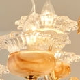 thumbnail image 3 of Datingday Modern Crystal Chandelier Glass 6-18 head Ceiling Light Fixture Pendant Light, 3 of 6