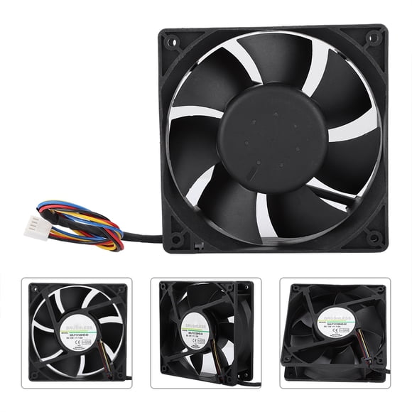 Ventilateur de Refroidissement, Ventilateur de Refroidissement 12V, Élimine le Bruit avec Double Roulement à Billes, Forte Dissipation Thermique, pour Usage Domestique Jardin