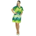 thumbnail image 3 of Bimba Women Bohemian Cotton Kaftan Short Indian Caftan Plus Size Beach Wear, 3 of 4