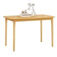 thumbnail image 2 of Costway 48" Wooden Dining Table Rectangular Farmhouse Kitchen with Solid Rubber Wood Legs, 2 of 10