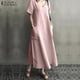 thumbnail image 1 of ZANZEA 2023 Women Long Maxi Summer Dress Casual Cotton Linen Ladies Big Pockets Beach Party Robe Femme VestidosM&China Gao Jinjia LED, 1 of 2
