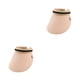 thumbnail image 3 of Qarigey Sombreros para el sol Protección Clip-On Caps Visera transpirable Gorros ajustables Big Eaves Outdoor Travel Trip Beach pink rosado 2piezas, 3 of 6