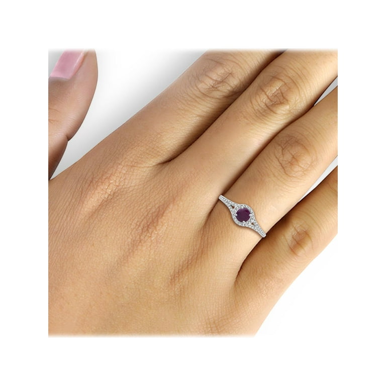 Walmart jewelry ruby rings sale