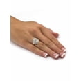 thumbnail image 3 of PalmBeach Jewelry 1/10 TCW Round Diamond Swirled Ring in Solid 10k Gold, 3 of 5
