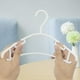 thumbnail image 2 of 40 Pack Baby Hangers White - Non Slip Baby Coat Hangers, Tubular Clothes Hangers for Kids Childrens, 2 of 3
