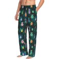 thumbnail image 6 of Logiee Bright ladybugs Print Pajama Pants for Men,Men’s Pajama Bottoms,Mens PJ Pants with Pockets & Button Fly-Small, 6 of 6