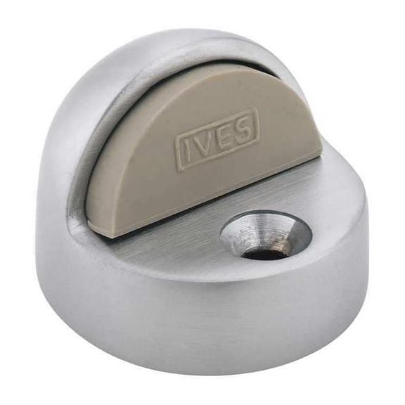 Ives Dome Door Stop, 1-3/8"H x 1-3/4"W FS438 US26D