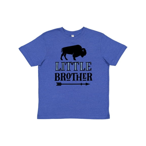 Inktastic Little Brother Native Buffalo Youth T-Shirt