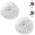 thumbnail image 2 of UYGDUY-BonusLife 2-Pack Mop Head for O-Ceda EasyWrin Spin Mop Refill 1-Tank System Only Easy Cleaning Microfiber Replacement, 2 of 4