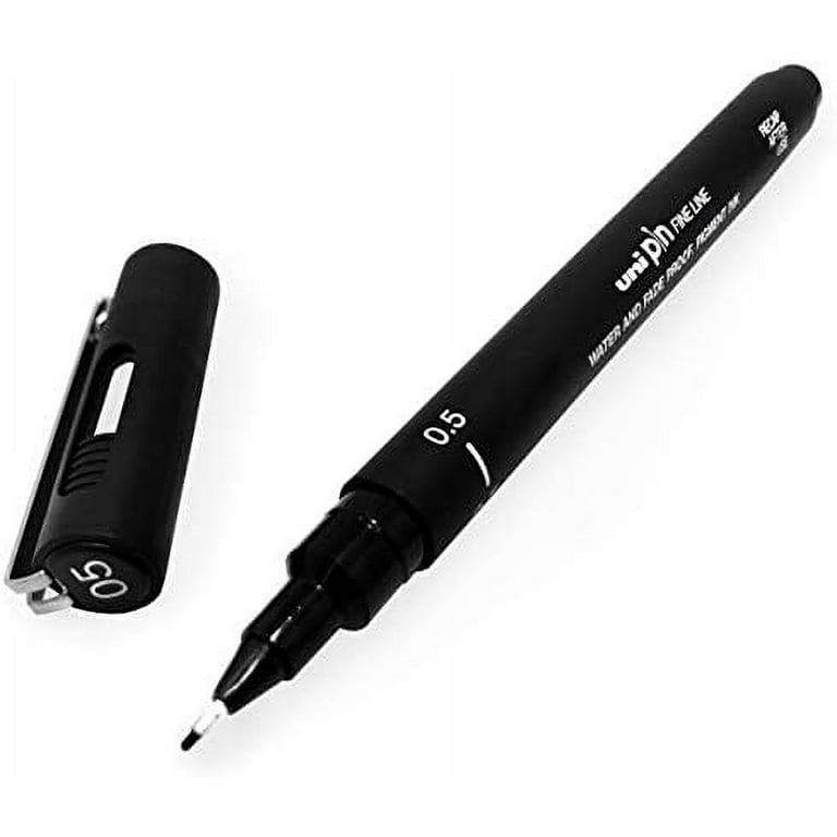 Black Drawing Pens,12 Art Pens Set,Fineliner Ink Pens,Micro-Pens,Manga –  Loomini