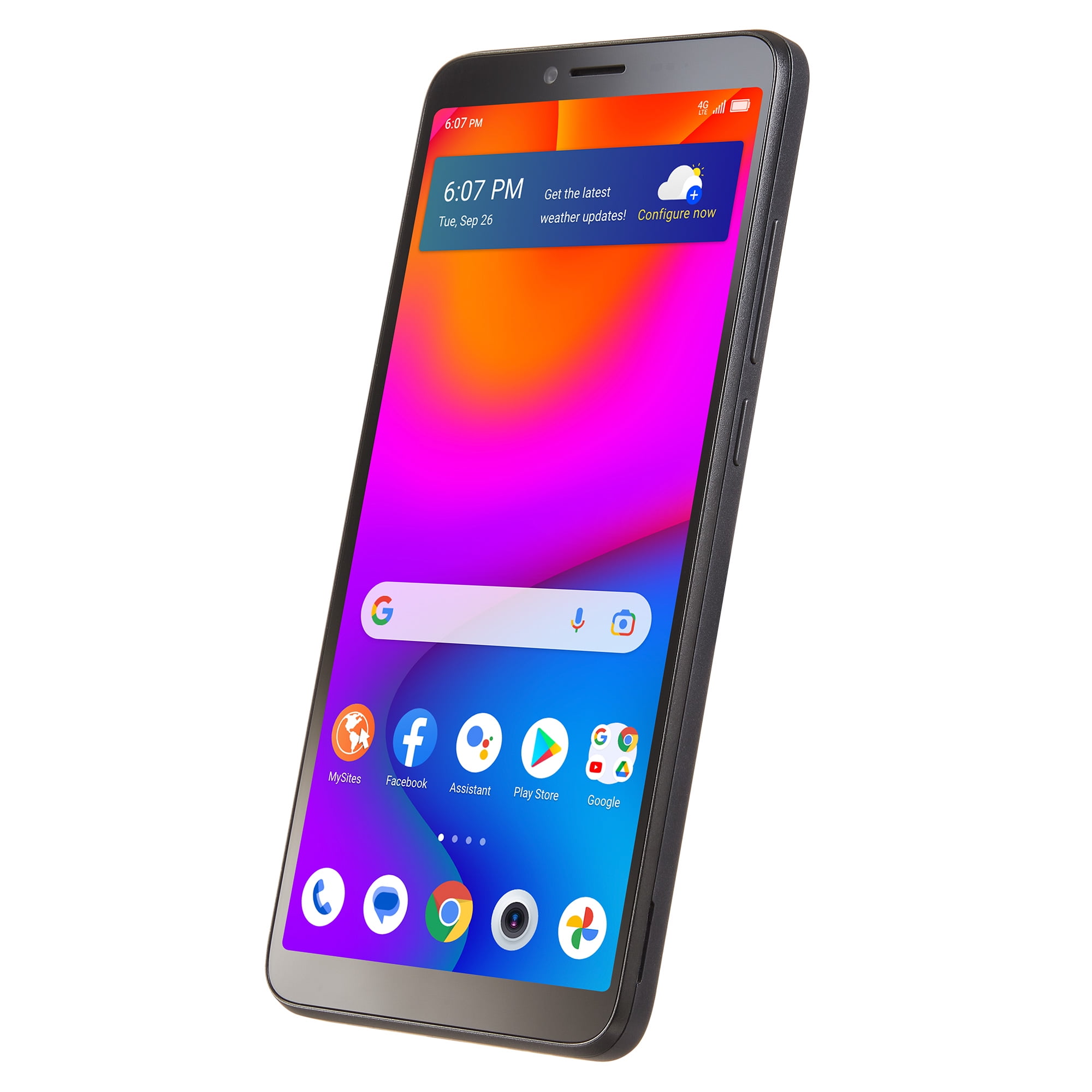 Straight Talk TCL ION V, 32GB, Black - Prepaid Smartphone [Locked to Straight Talk]