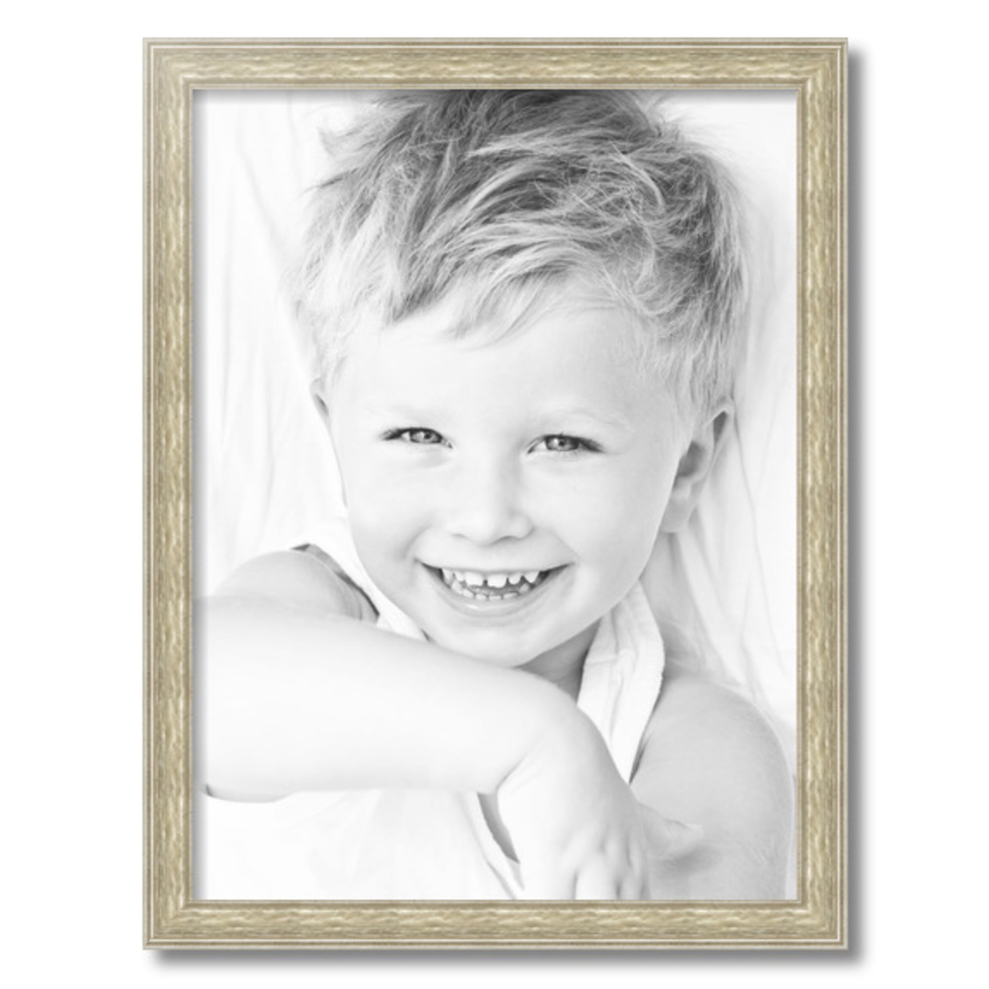ArtToFrames 18" x 24" Silver Panel Picture Frame, 18x24 inch Multi Wood Poster Frame (WOM-5094)