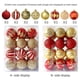 thumbnail image 3 of 24 piezas/caja de bolas de colores navideñas de 6 cm, de plástico galvanizado, para colgar en el árbol de Navidad, decorativas, 3 of 5