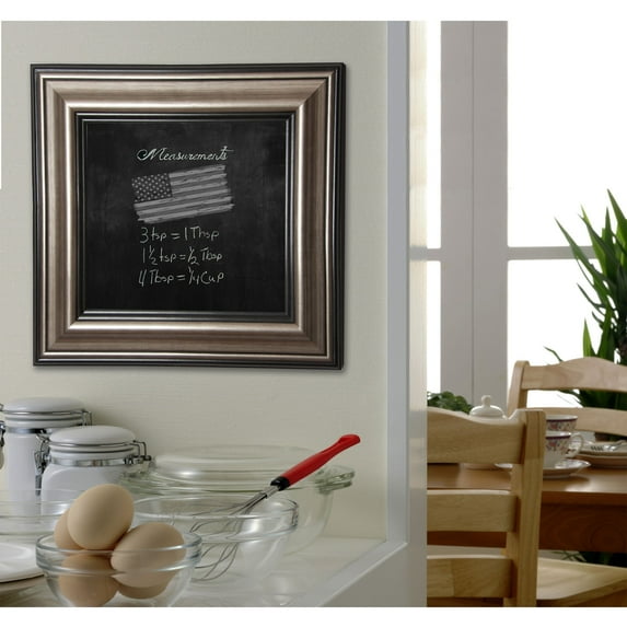 Rayne Mirrors American Made Rayne Antique Silver Whiteboard