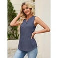 thumbnail image 5 of Sleeveless Shirts for Women Casual Summer V Neck Tank Tops Dressy Blouses Tunic 2026, 5 of 7